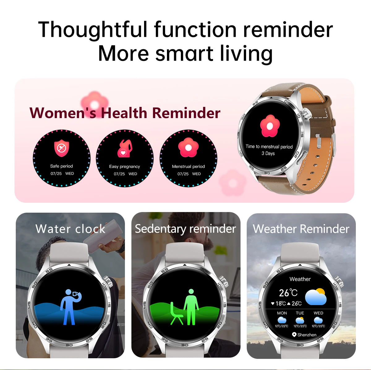 Para HUAWEI IOS deporte al aire libre GPS reloj inteligente hombres 1,53 pulgadas HD Pantalla AMOLED IP68 impermeable Bluetooth llamada NFC Smartwatch 2025