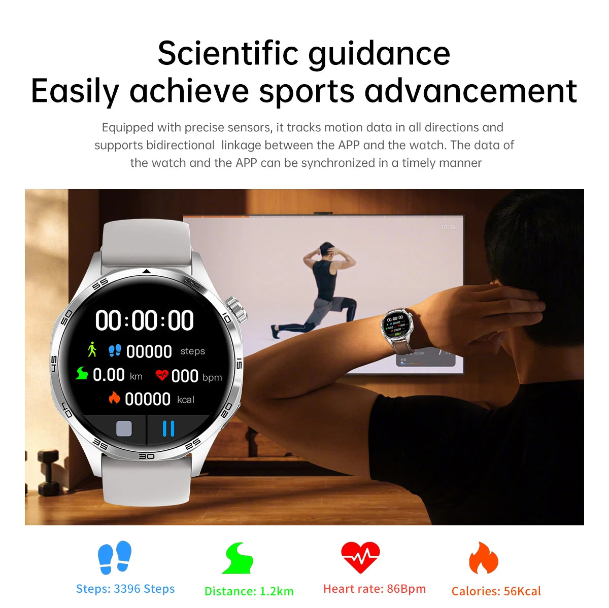 Para HUAWEI IOS deporte al aire libre GPS reloj inteligente hombres 1,53 pulgadas HD Pantalla AMOLED IP68 impermeable Bluetooth llamada NFC Smartwatch 2025