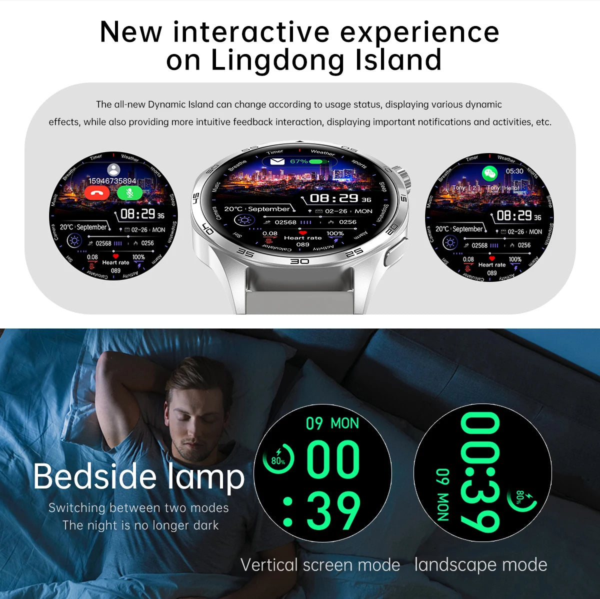 Para HUAWEI IOS deporte al aire libre GPS reloj inteligente hombres 1,53 pulgadas HD Pantalla AMOLED IP68 impermeable Bluetooth llamada NFC Smartwatch 2025