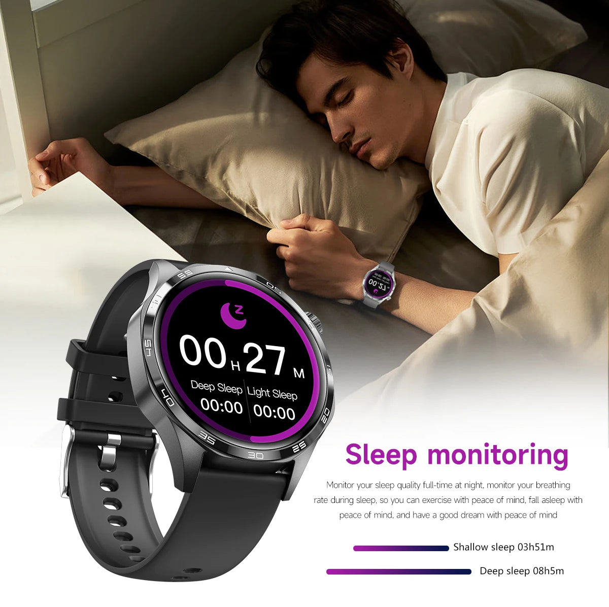 Para HUAWEI IOS deporte al aire libre GPS reloj inteligente hombres 1,53 pulgadas HD Pantalla AMOLED IP68 impermeable Bluetooth llamada NFC Smartwatch 2025