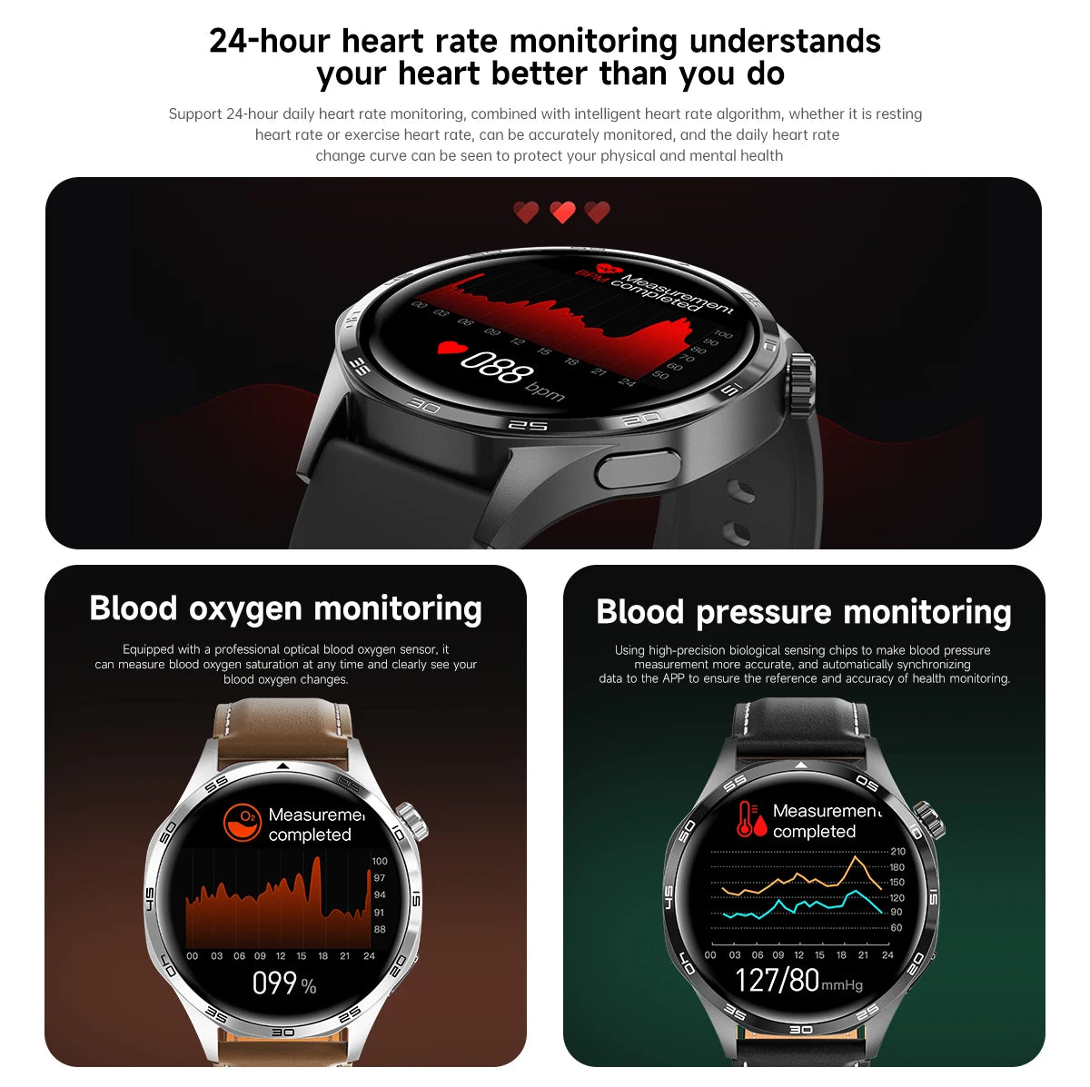 Para HUAWEI IOS deporte al aire libre GPS reloj inteligente hombres 1,53 pulgadas HD Pantalla AMOLED IP68 impermeable Bluetooth llamada NFC Smartwatch 2025